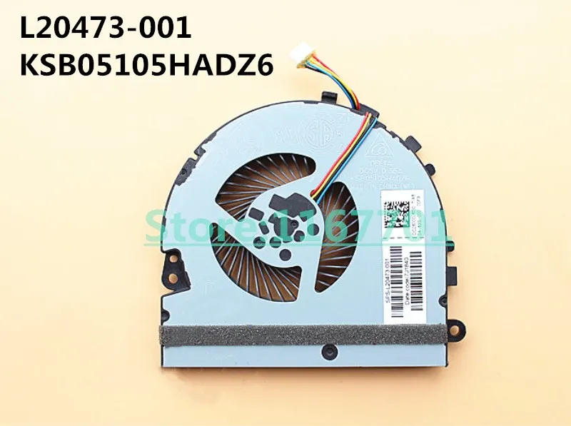

New Original Laptop/Notebook CPU Cooling Fan For HP Pavilion 15-DA 15-DA0014TX L20473-001 DC28000L6D0 KSB05105HADZ6