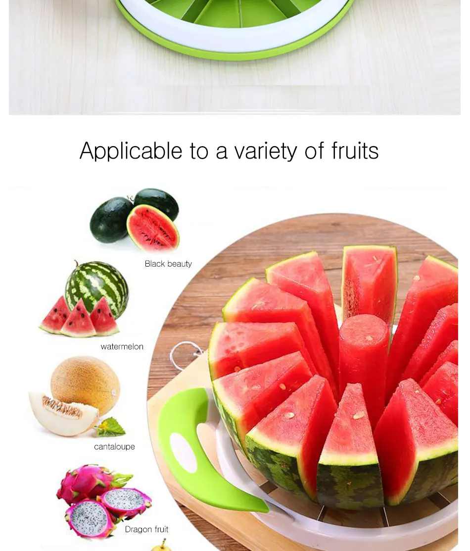 Watermelon Artifact Cut Fruit Split Function Cut Watermelon Melon Slice Cutter Convenient Kitchen Cooking Cutting Tools Cutter (7)