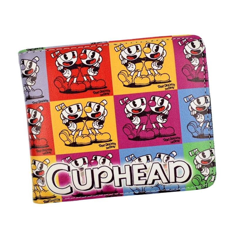 

New CUPHEAD Wallet Cartoon Purse for Young With Coin Pocket