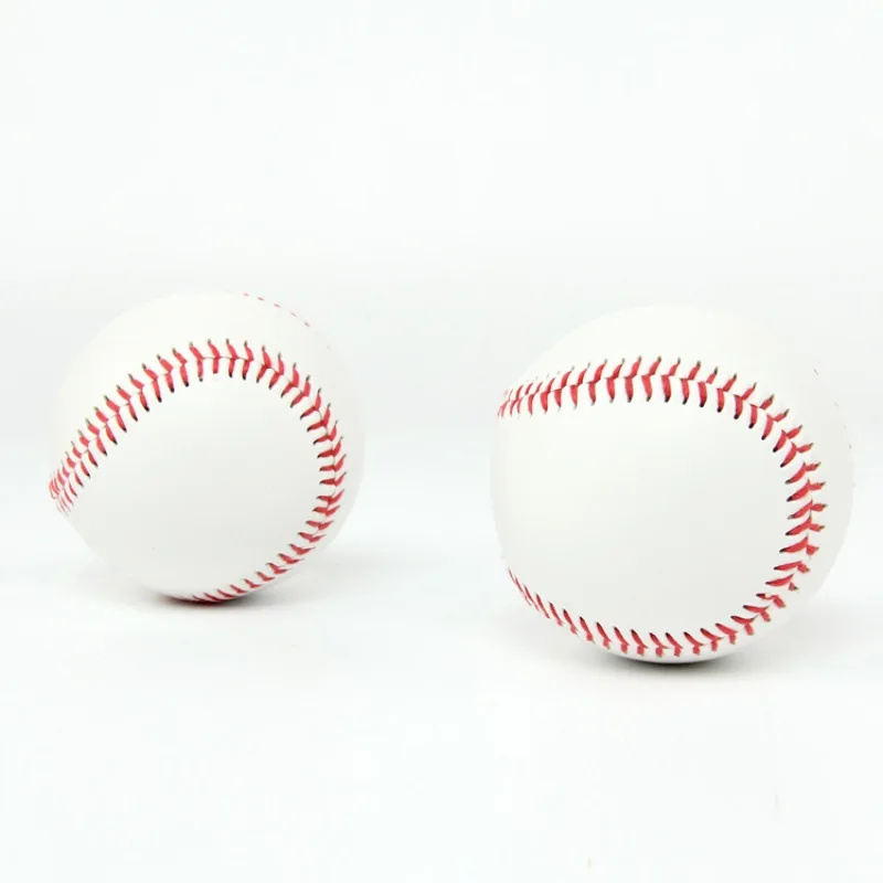 Высокое качество " Ручной бейсбол s ПВХ верхний резиновый внутренний Мягкий Бейсбольный мяч для Софтбола тренировочное Упражнение Бейсбол Мячи