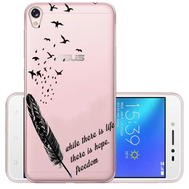Silicone Fundas for ASUS ZB501KL Zenfone Live Soft TPU Case for ZB601KL ZC520TL ZE620KL ZA550KL ZC554KL Clear Protective Shell (15)