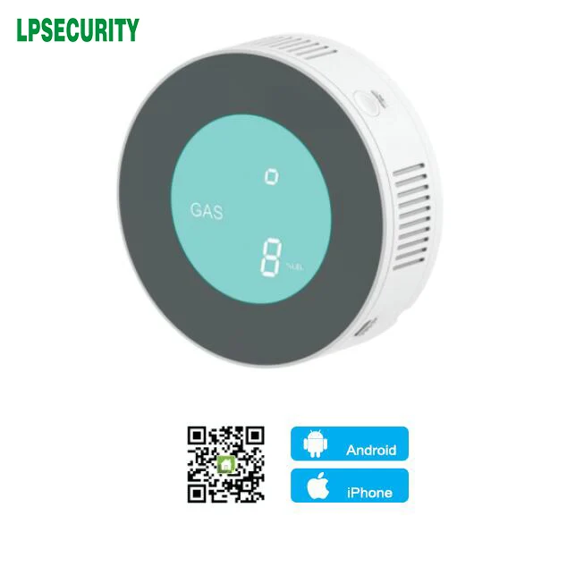 High sensitivity WiFi Wireless Gas Detector Alarm Sensor Gas Leakage
