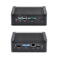 OEM Industrial Barebone Mini Desktop PC Bay trail J1900 Fanless Mini PC Server linux Ubuntu quad core x86 Mini Computer