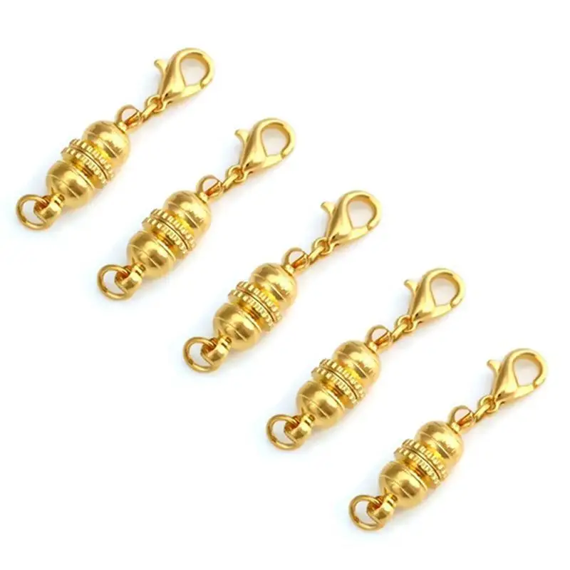 5pcs Ball Tone Magnetic Lobster Clasps for Jewelry Necklace Bracelet | Автомобили и мотоциклы