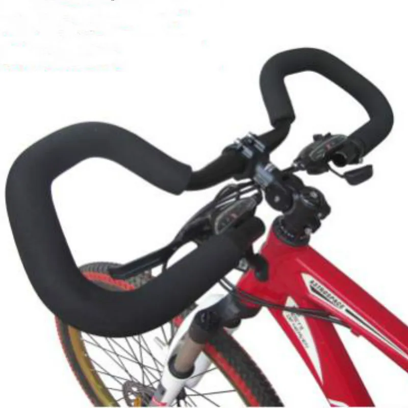 Велосипедный руль для горной дороги, велосипедный руль в форме бабочки, велосипедный велосипед с фиксированной передачей, восстанавливающий алюминиевый 31,8*580 мм с чехлом