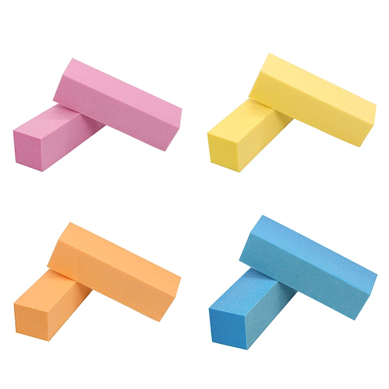

2Pcs/lot Nail Art Buffer Buffing Sanding Sponge Nail Buffers Files Block Grinding Polishing Manicure Pedicure Nail Art Tools