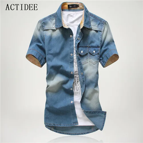 branded denim shirts