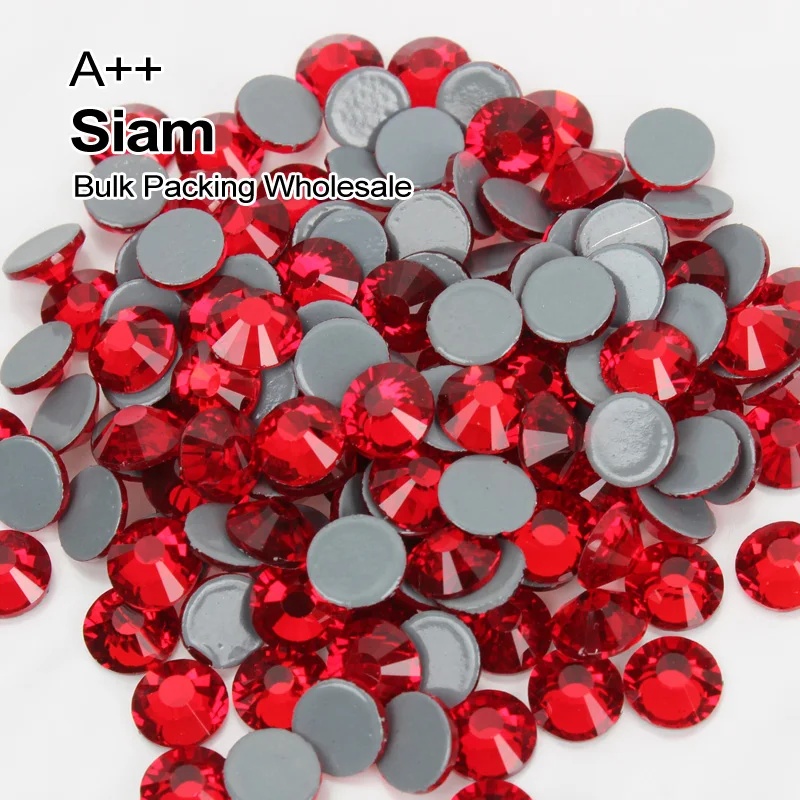

High quality Similar SWA Hotfix Rhinestones Siam SS6 SS10 SS16 SS20 SS30 Bulk Packing Wholesale