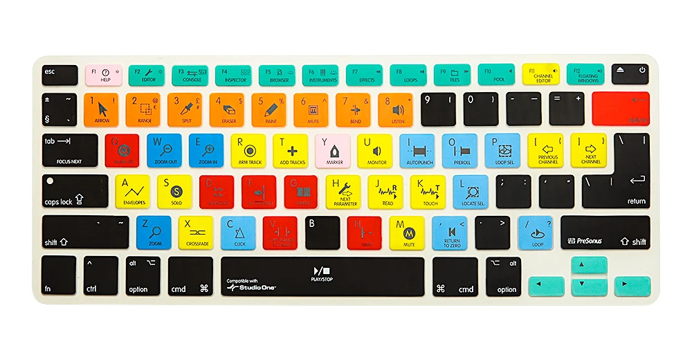 For iPhone iMac Studio One Shortcut Silicone Keyboard Cover Skin For
