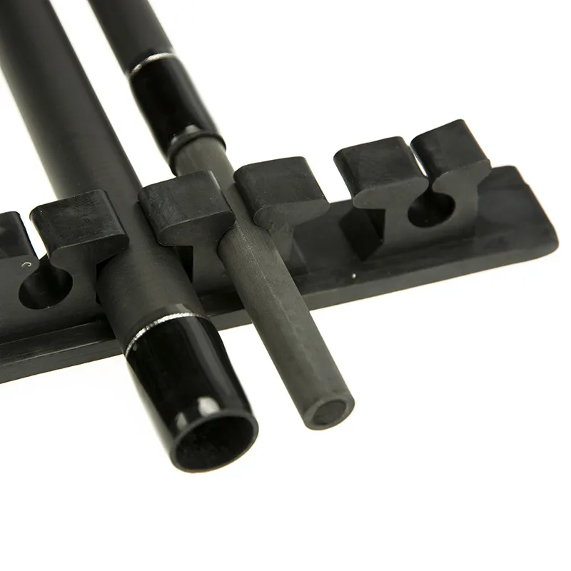 

2PCS 33cm Portable Fishing Rod Holder Stand 7-Rod Storage Rubber Rod Rack Wall Mounted Fishing Rod Shelving Accessories