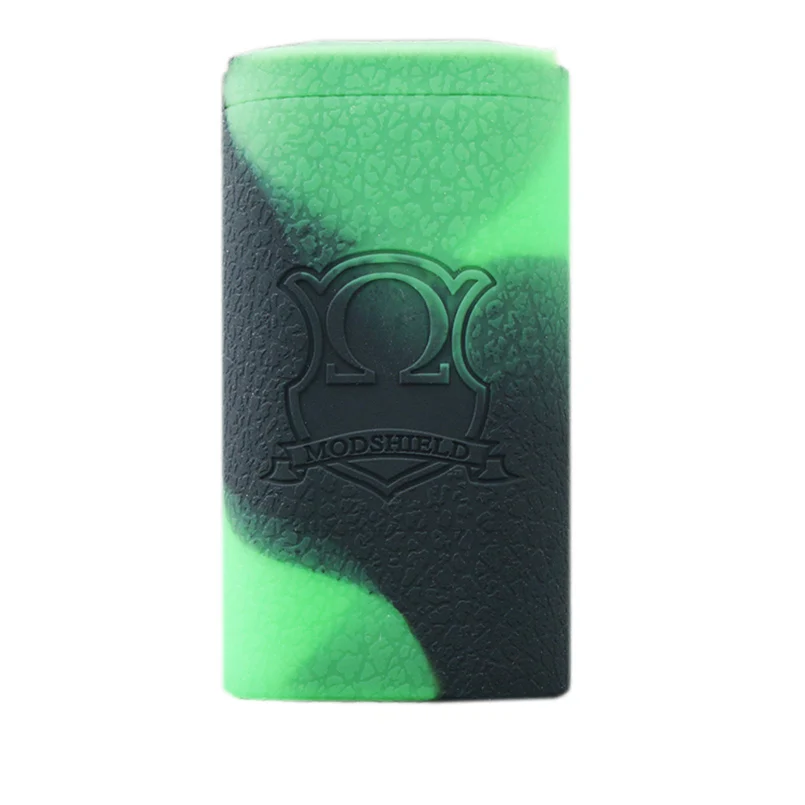 Wismec Reuleaux RX2 20700 200 W Modshield силиконовый чехол, оболочка, наклейка, защитный гелевый Чехол RX2 20700 200 W - Цвет: black green