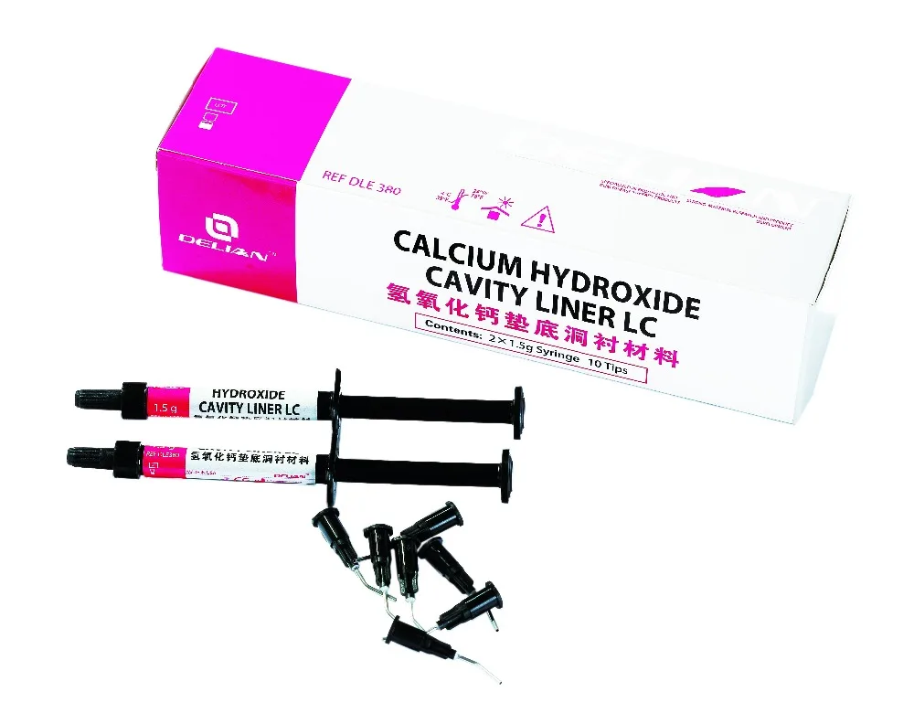 

Dental Calcium Hydroxide Paste Kit Cavity Liner LC Endodontics Temporary Filling