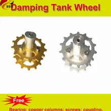 Официальный DOIT TW-03 Алюминий из сплава в виде металлического приводное колесо для амортизация робот цистерны шасси грузовик Caterpillar гусеничный трактор