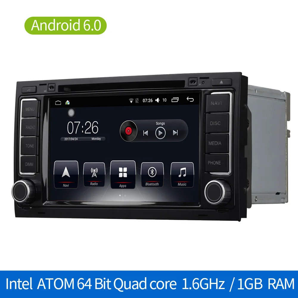 

Car DVD Player Stereo Radio Android 6.0 Bluetooth 7" Touchscreen 64Bit Quadcore 2GB/32GB GPS Navigation for Tourage Mativan T5