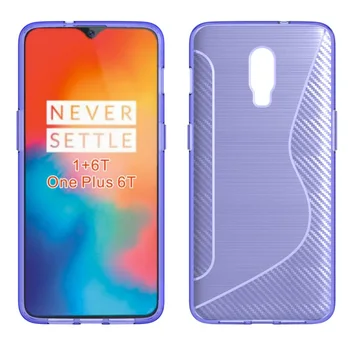 

50pcs/lot New Design Bags For One Plus 6 6T 1+6T 5 1+5T S LINE NS line TPU Phone Back Cover Case For OnePlus 6 6T 1+6T 5 1+5T