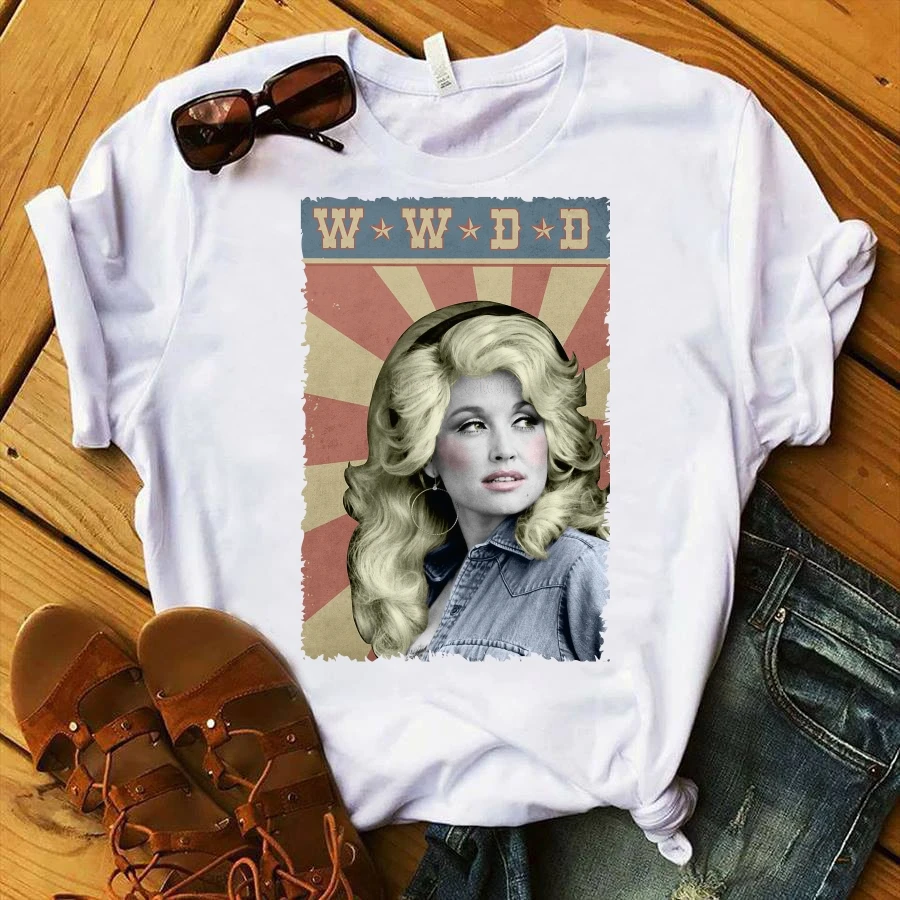 

Gildan Brand Dolly Parton Wwdd T-Shirt 2019 Summer Men's Short Sleeve T-Shirt