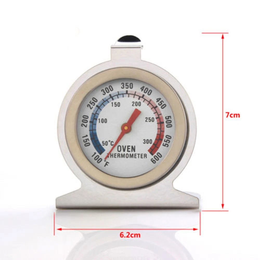 

1Pcs Stainless Steel Kitchen Food Meat Temperature Dial Oven Thermometer Barbecue Temperature Gauge Baking Tools