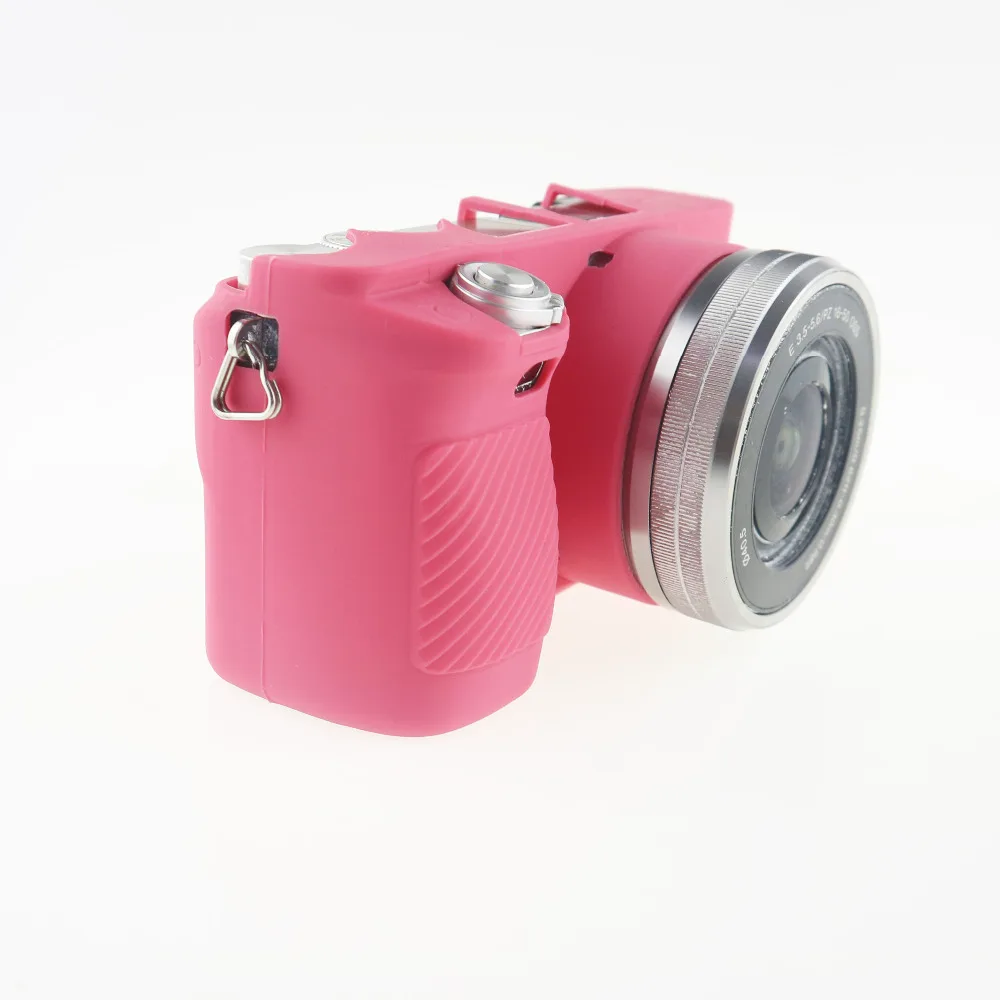Мягкий силиконовый чехол для камеры мягкая защитная сумка кожа брони протектор для камеры sony Alpha A6000