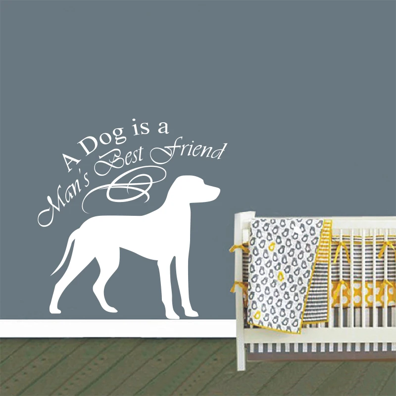 Aliexpress.com : Buy Dog Men's Best Friends Vinyl Wall Stickers Mural