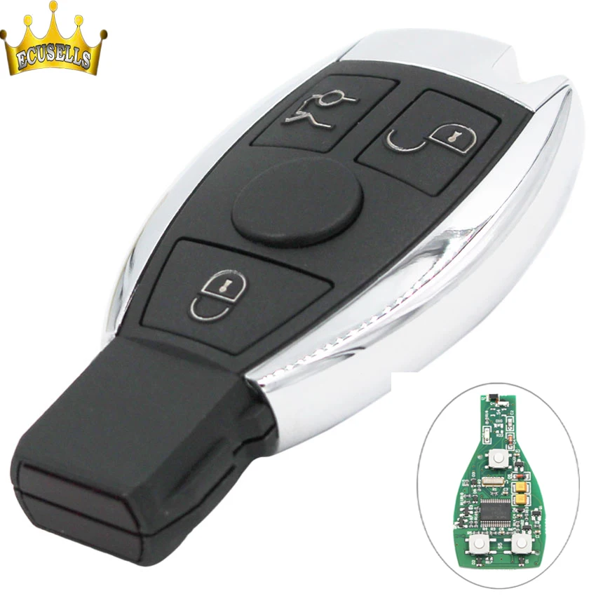 Prix pour 3 Boutons Smart Key À Distance pour Mercedes-Benz BGA style 433 MHz pour Après Année 2000 Prix pour 3 Boutons Smart Key À Distance pour Mercedes-Benz BGA style 433 MHz pour Après Année 2000