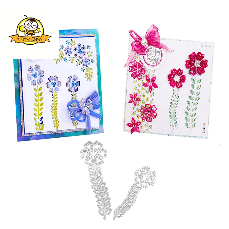 

Flower Leaves Die Metal Cutting Dies Scrapbooking Card Making Craft Dies Album Embossing DIY Decoration New Dies for 2019