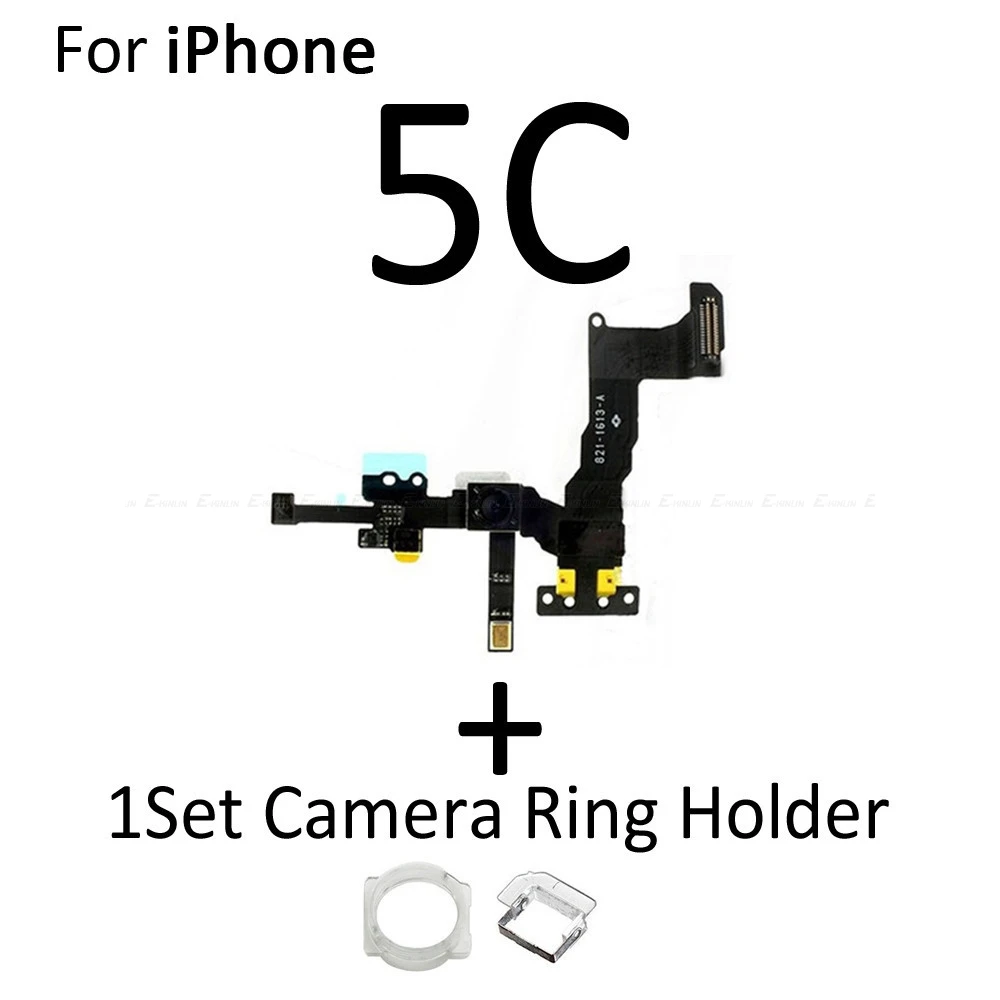 Держатель для передней камеры для iPhone 4, 4S, 5, 5S, 5C, SE, 6 S, 6 Plus, светильник для объектива фронтальной камеры, датчик приближения, гибкий кабель