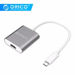 ORICO алюминий USB 3,1 Тип C к HDMI 4 k @ 60 Гц Женский адаптер конвертер для MacBook Google Chromebook Поддержка Зеркало/Span режим