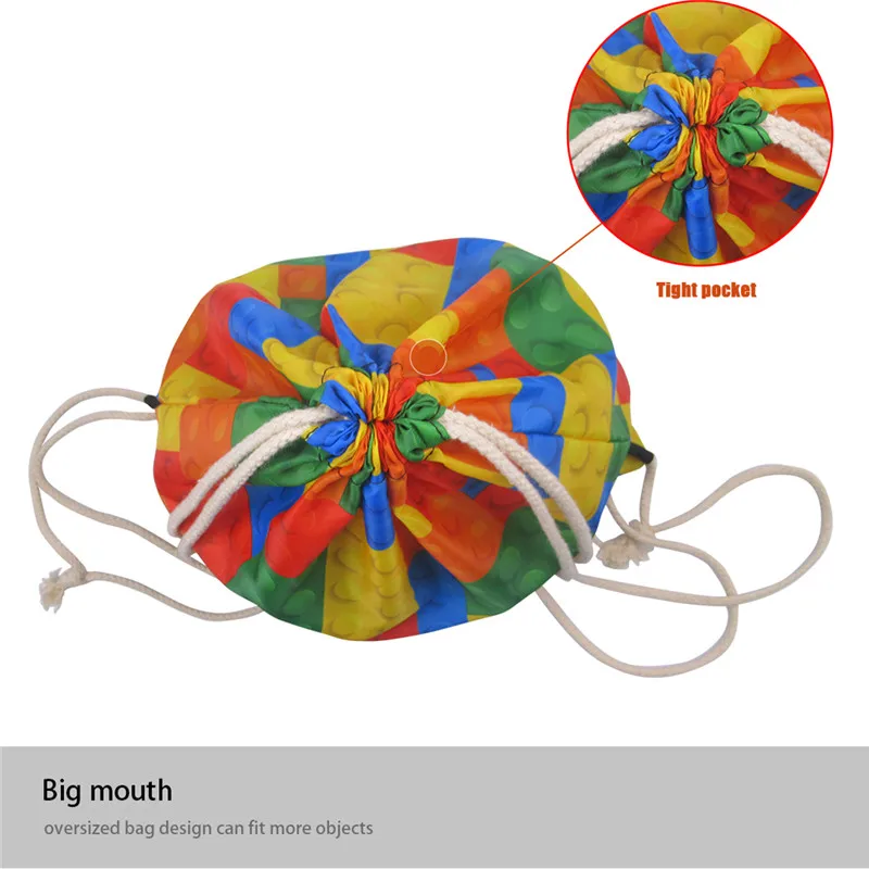 INSTANTARTS Brand Design 3D Rainbow Crazy Horse Print Drawstring Bag String Cincn Sack Backpack Women Men Mini Bagpack Schoolbag INSTANTARTS Brand Design 3D Rainbow Crazy Horse Print Drawstring Bag String Cincn Sack Backpack Women Men Mini Bagpack Schoolbag