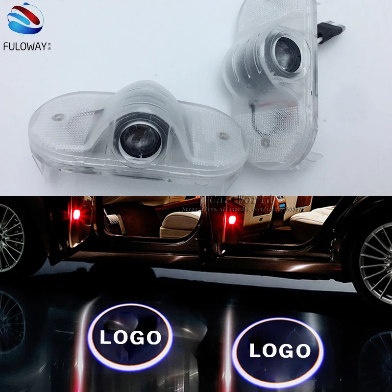 For Skoda Octavia LED 3W Car Door Logo Lights Projector Laser