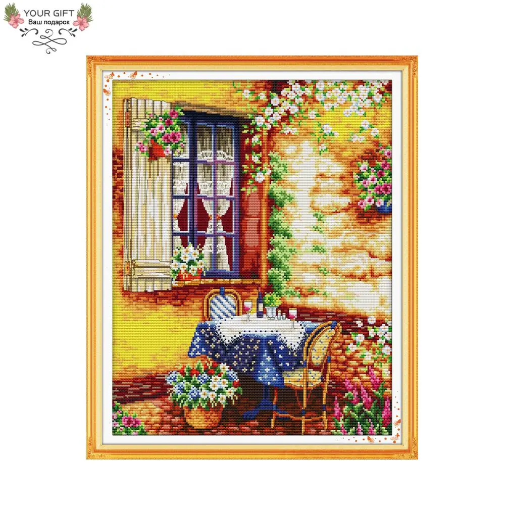 Украшение для дома и сада Joy Sunday F195 14CT 11CT наборы вышивки крестиком | Дом сад