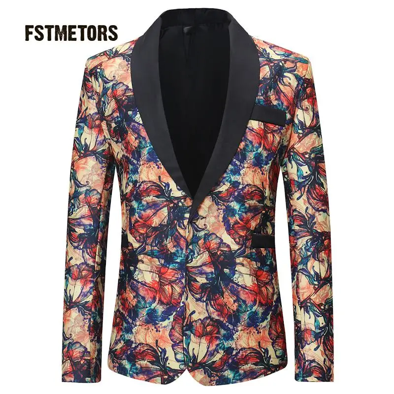 2018 high quality men's fashion brand striped blazer jacket style leisure cultivate one's morality men Portland men coat