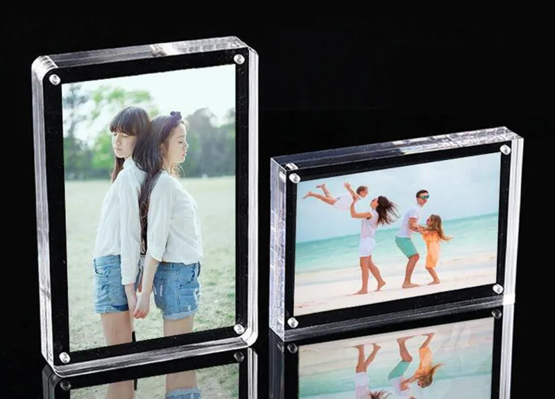 3 Acrylic Magnet Photo Frame Bedroom Decor  (10)