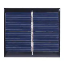 2pcs 0.36W 2V DIY Mini Solar Power Charger Board Portable Polycrystalline Silicon Solar Cells Panels for Street Lamp