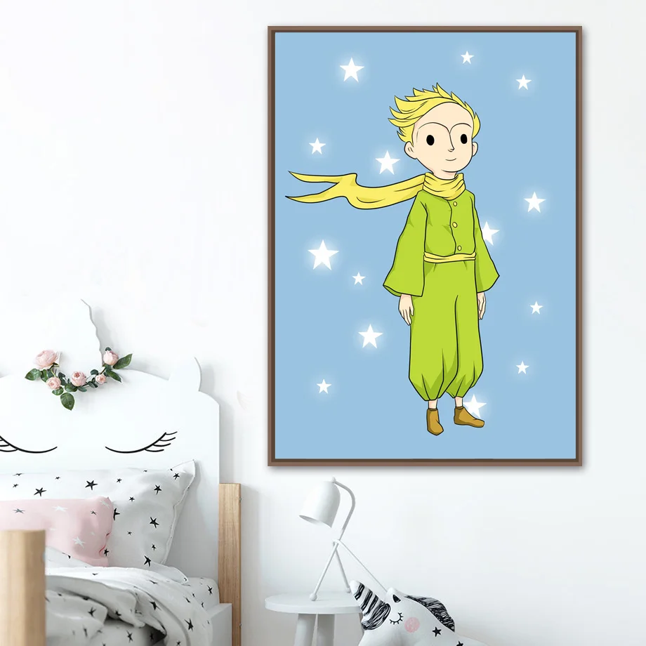 Cartoon-Little-Prince-Fox-Quotes-Wall-Art-Canvas-Painting-Nordic-Posters-And-Prints-Canvas-Art-Wall (2)