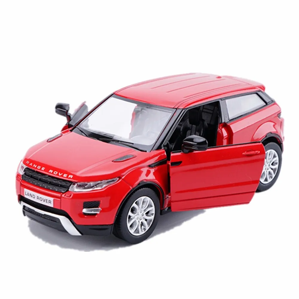 1/36 игрушечные литые автомобили, модели автомобилей из металлического сплава для Range Rover Evoque, модели внедорожников, коллекционные модели автомобилей для мальчиков - Цвет: Red