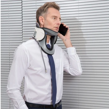 

Medical Inflatable Cervical Collar Tractor Upper Back Neck Massager Pain Relief Household Neck Traction Device Home Use Tool