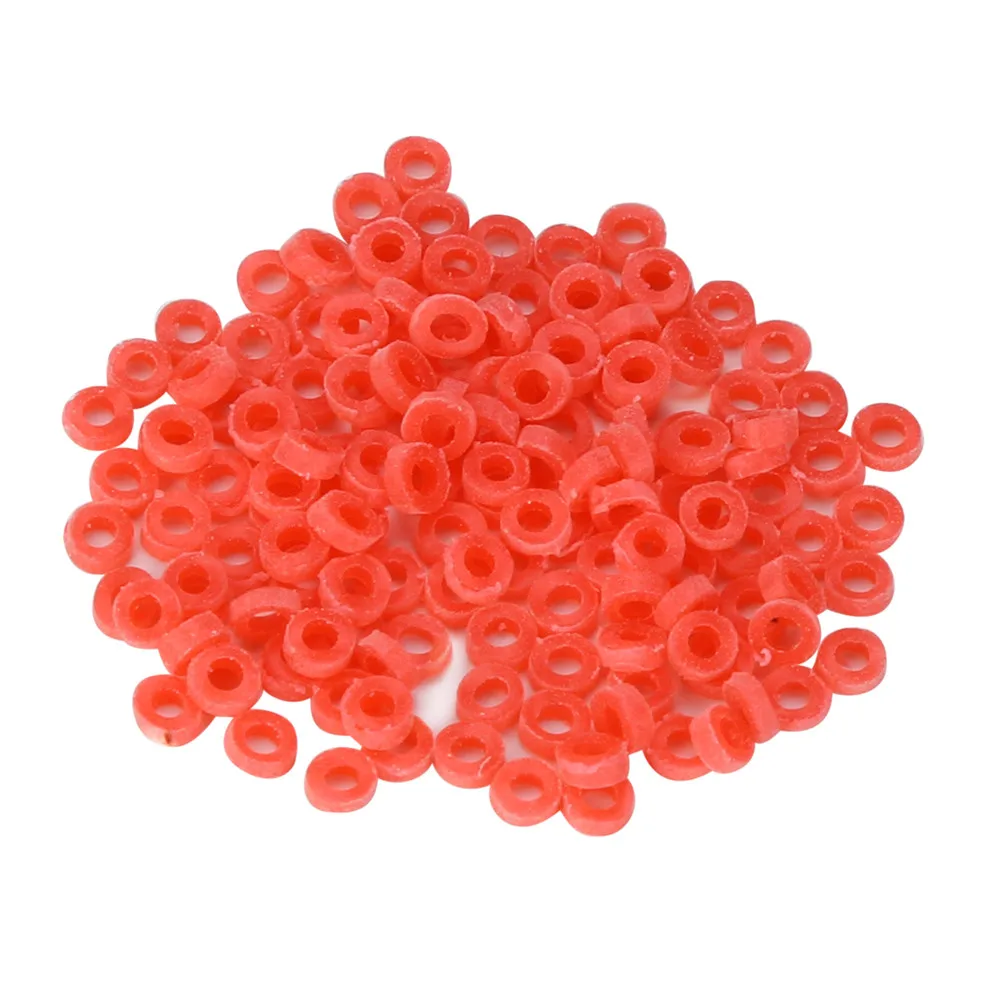 

ISHOWTIENDA Brand 10 Carp Fishing Bait Boilies Bait Red Worm Inserted Particle Live Ground Bait smell soft baits soft fish #25