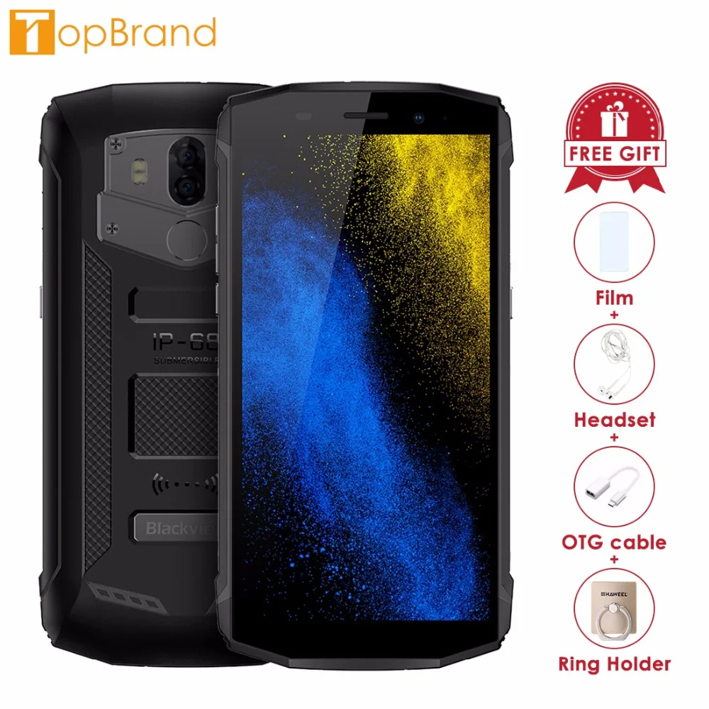 

Blackview BV5800 Smartphone 5.5 inch Screen 2GB RAM 16GB ROM Android 8.1 MTK6739 Quad Core 1.5GHz Dual SIM 13MP Unlock 4G OTG