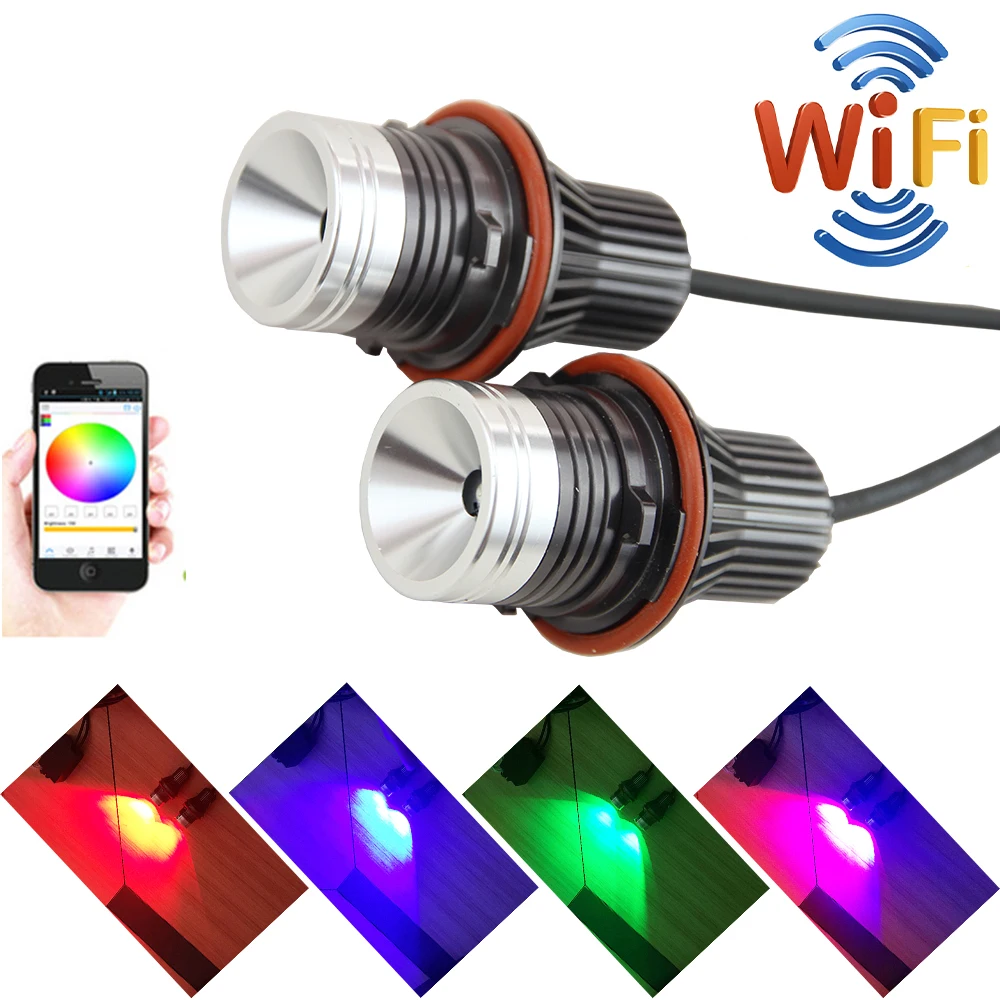 

RGB LED Marker Angel Eyes Wifi Control Angel Eyes Ring for BMW E39 E53 E60 X3 X5
