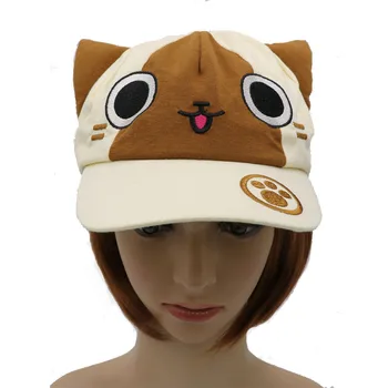 

2018 New Hat Monster Hunter Peripherals Airu Cat Pettern Kawaii Lovely Cute Cap