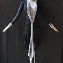 KAKA-L1562, камни Женская Одежда для танцев, девушки бахрома латинское платье, сальса платье Танго, Самба Румба Чача платье, латиноамериканское танцевальное платье