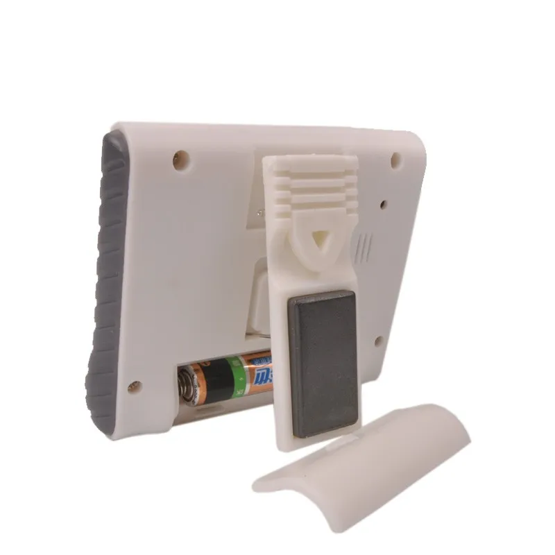 Магнитный большой ЖК-экран цифровой кухонный таймер сигнализация с магнитом обратного отсчета Таймер приготовления вверх/вниз(белый