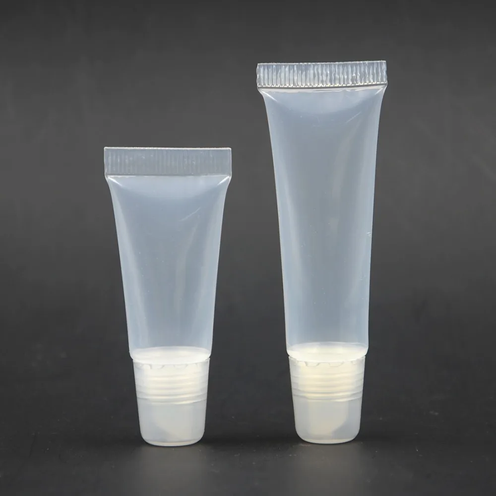 100pcs wholesale plastic 15ml Empty Gloss Lipstick Lip Tubes, Plastic