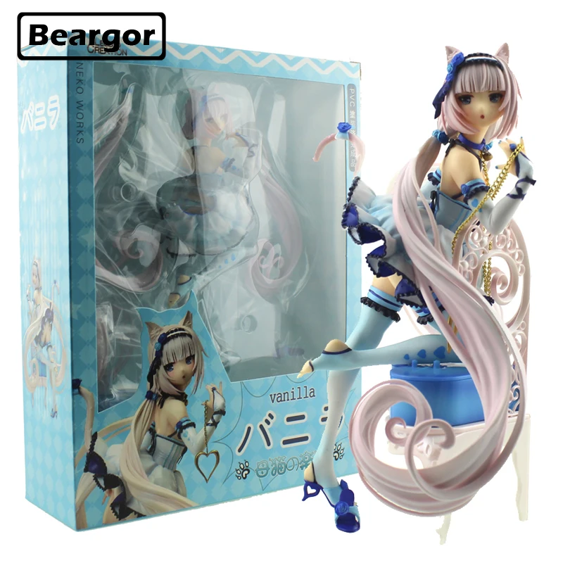 

9" Nekopara Vol.1 Soleil Opened! Vanilla 1/7 Scale Boxed 23cm Sexy Girl PVC Anime Action Figure Collection Model Doll Toys Gift