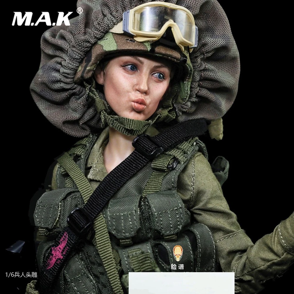 Facepool рисунок 1/6 женский манекен головы лепить с выражением FP H 003 модель для детей