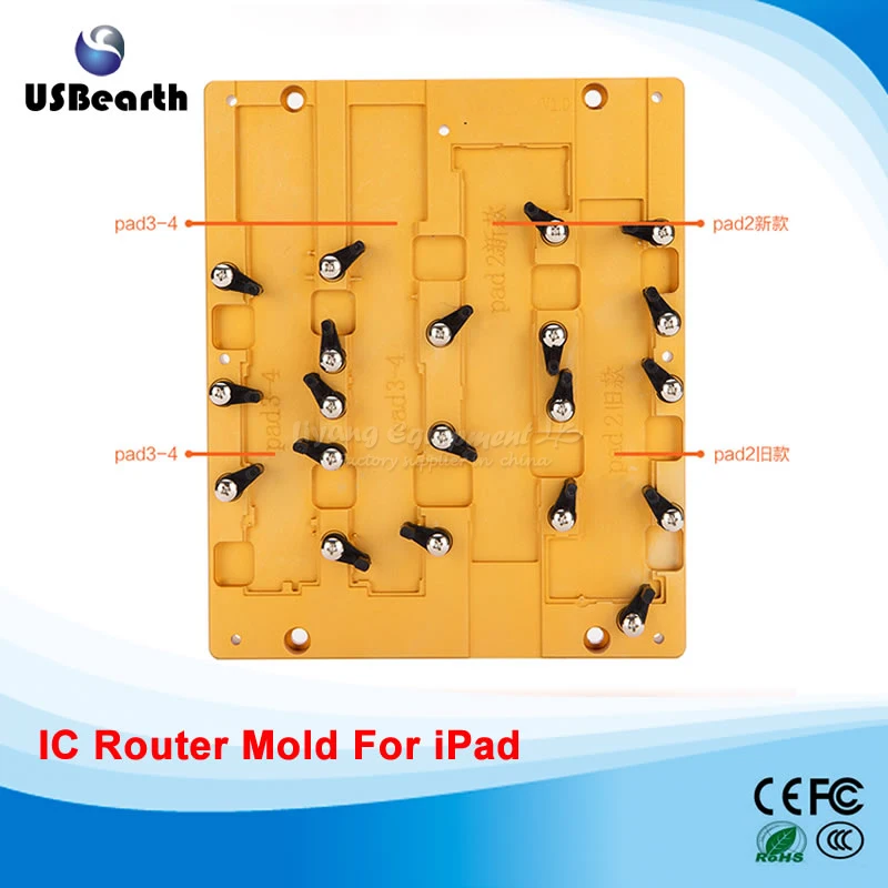 

Metal polishing Milling Mould Mold for iPad 2/3/4 Chips Repairing for IC CNC Router Machine