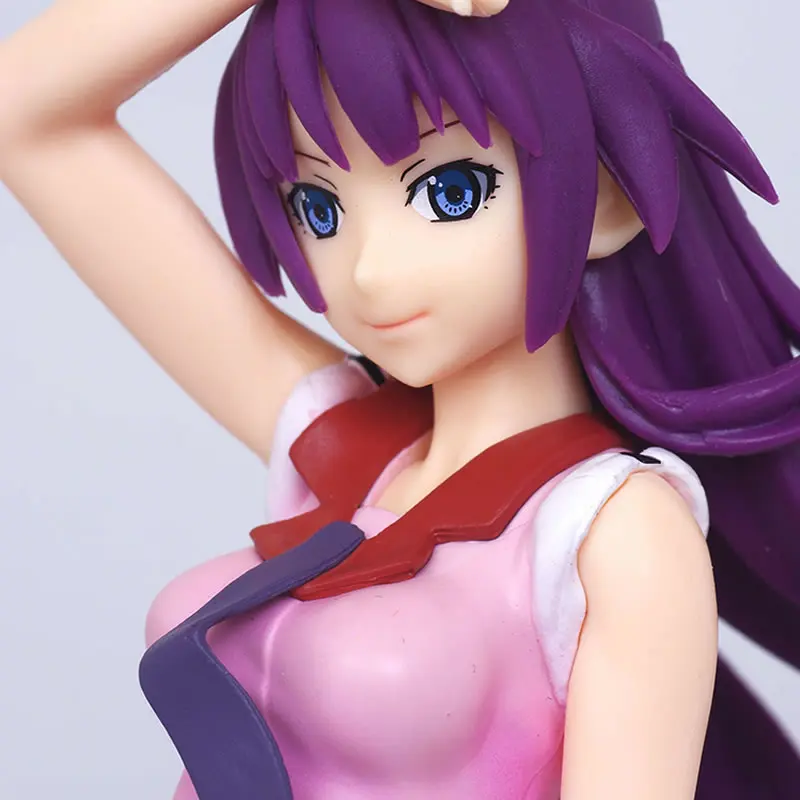 Фигурки аниме 22 см Bakemonogatari senjougaхара Hitagi Симпатичные фигурки из ПВХ Коллекционная