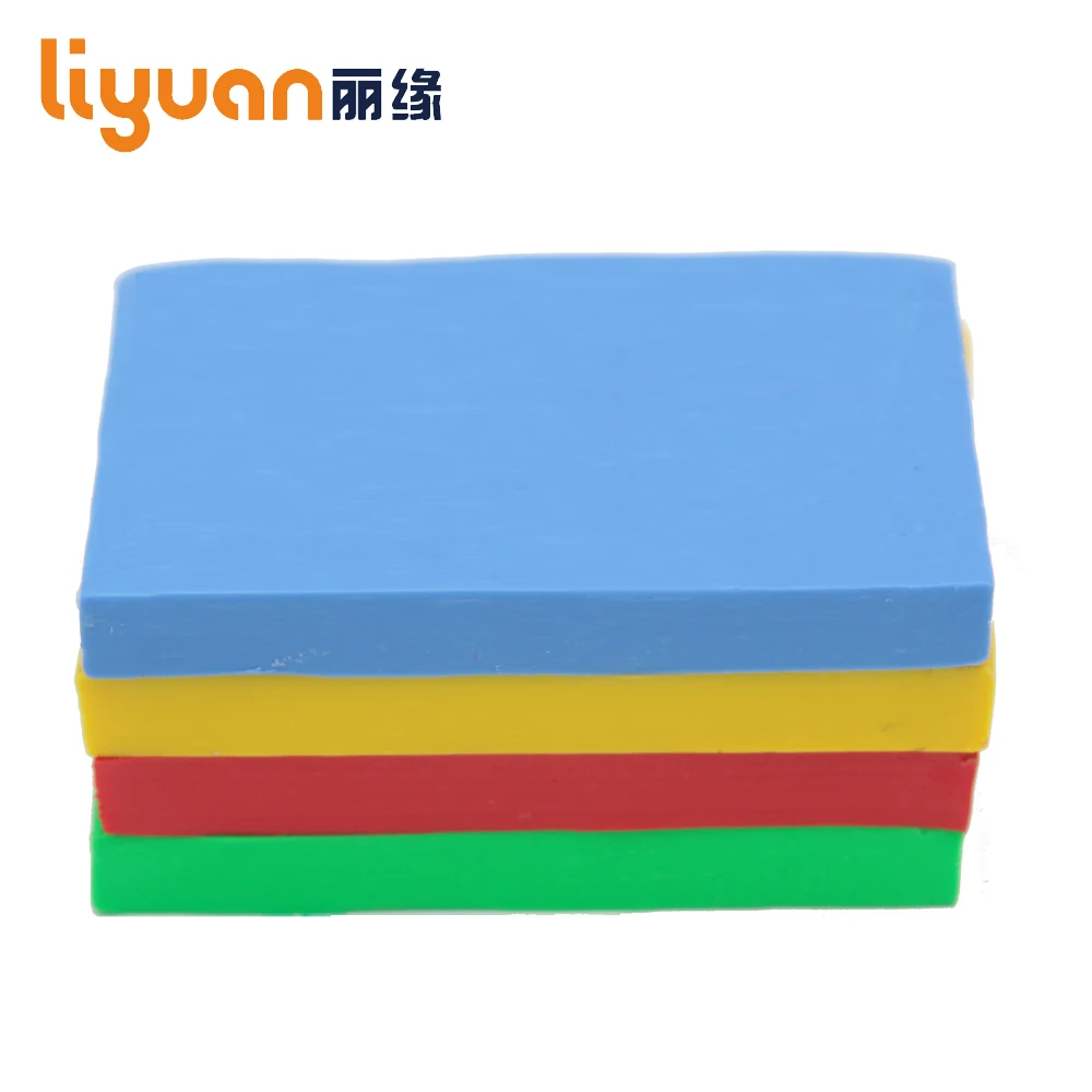 

Liyuan Solid Color Oven Bake Soft Polymer Plasticine Clay Fimo Effect Clay Blocks Educational DIY Modelling Craft Art Toys 500g