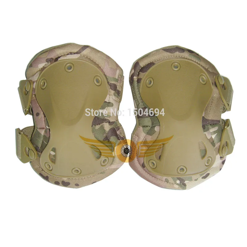 Новый PCP Пейнтбол Военно-тактические SWAT Защитный колена Pads_Camo | Спорт и