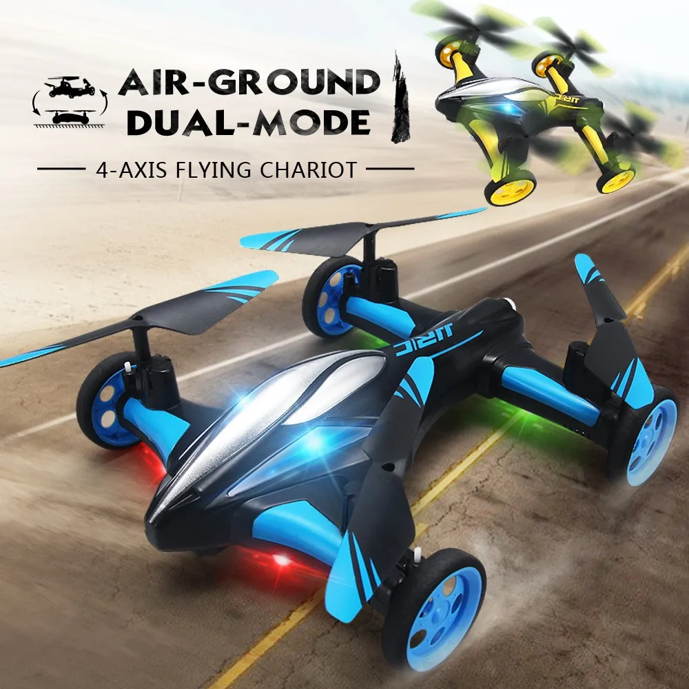 

Original JJRC H23 RC Quadcopter Land / Sky 2.4G 4CH 6-Axis Gyro Flying Car RC Drone with 3D Flip One-key Return Headless Mode